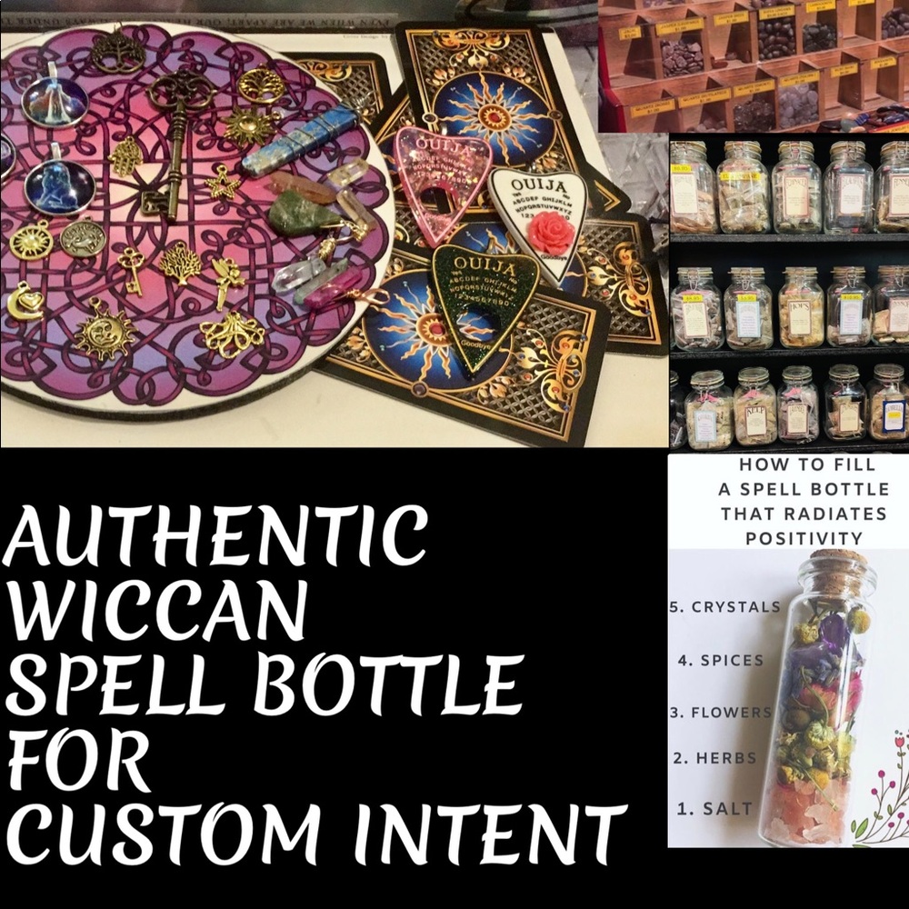 🔮Genuine Wiccan Spell Bottle for ANY INTENT - Custom Made
